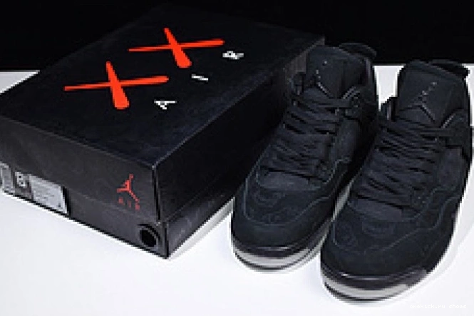 Rep Nike 001 930155 Jordan kaws retro 4 black Air 0609